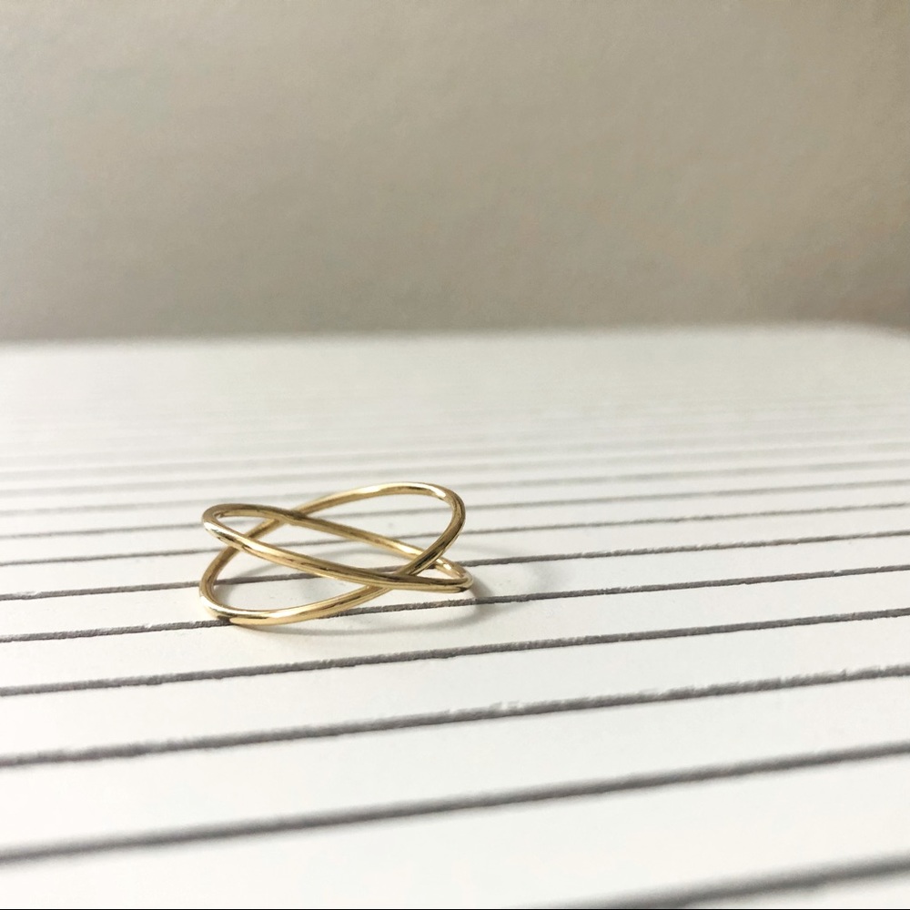 Simple gold ring size 8